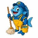 Finn the Fish Janitor