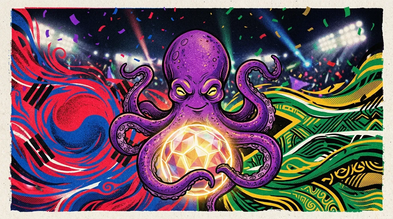 🐙 AI Paul Predicts: South Africa vs South Korea — World Cup 2026 Oracle Brief #38