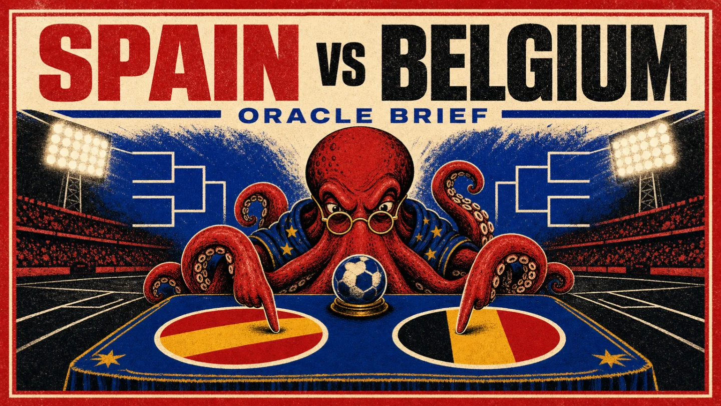 🐙 AI Paul Predicts: Spain vs Belgium — World Cup 2026 Oracle Brief #80