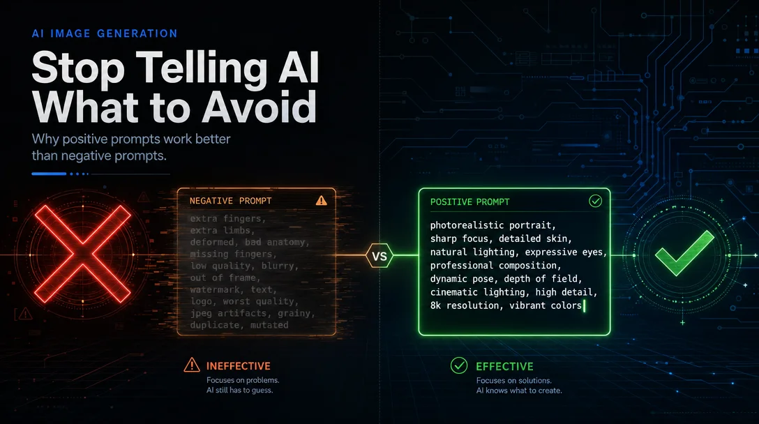 Why negative prompts fail in distilled SDXL