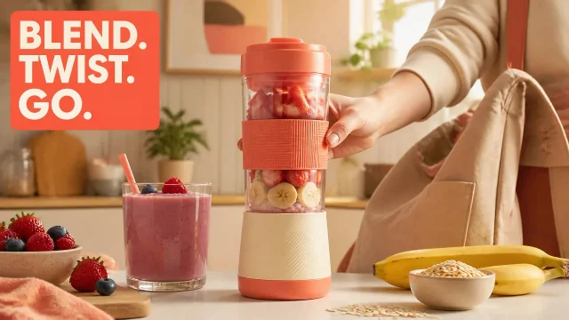 BlendBuddy: A Cup Blender for Quick Smoothies