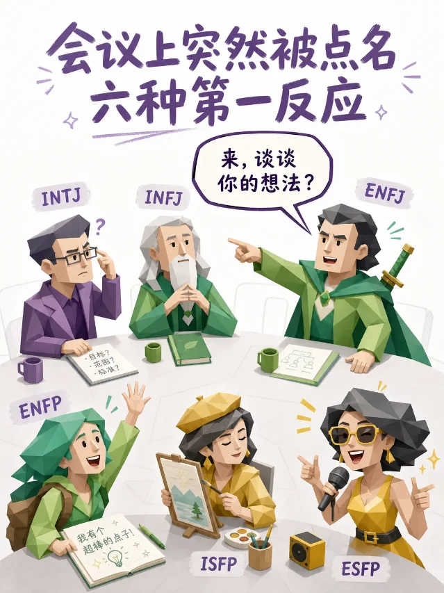 会议上突然被点名「来，谈谈你的想法」
