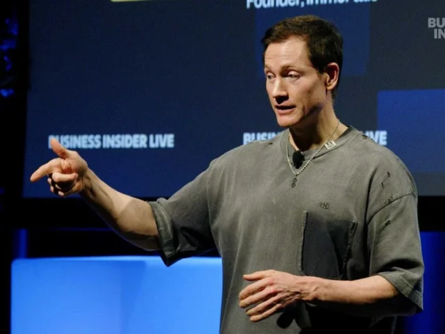Bryan Johnson speaking at Business Insider Live