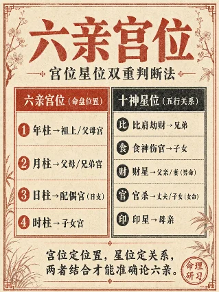 八字入门图解 · 第八期：六亲宫位、化气格、用神透干、大运换运