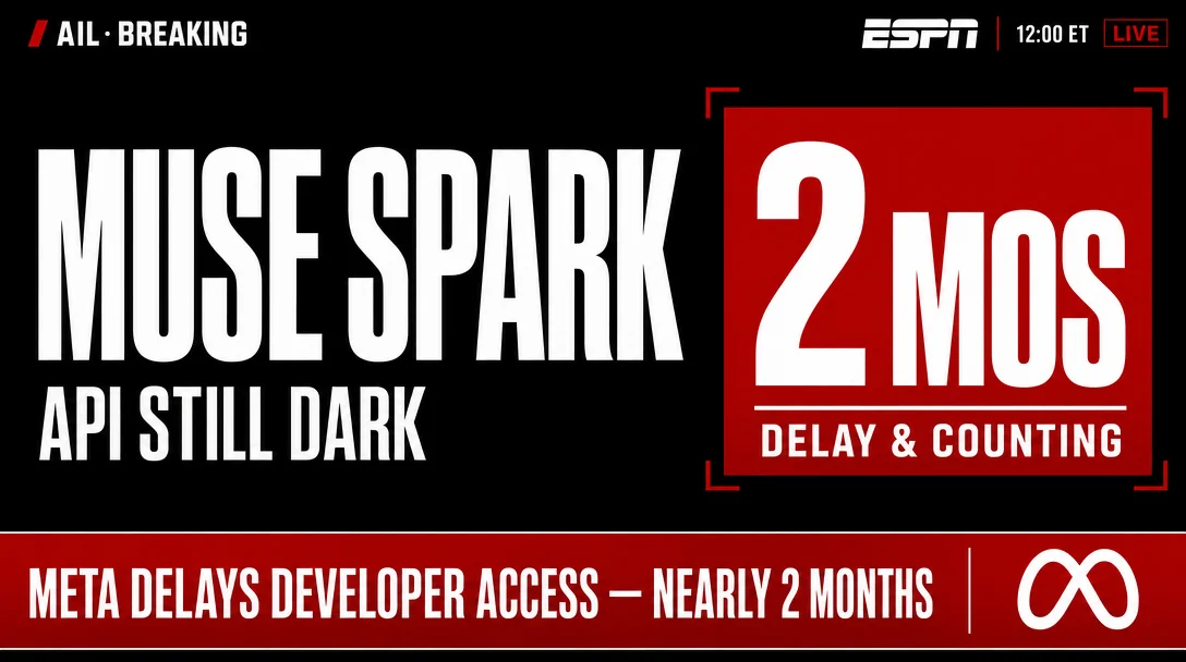 🚨 BREAKING: Meta's Muse Spark API Has Been Dark for 2 Months — The Open-Source Champs Can't Open the Paywall