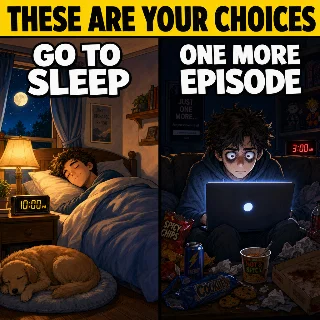 Go to Sleep vs. One More Episode