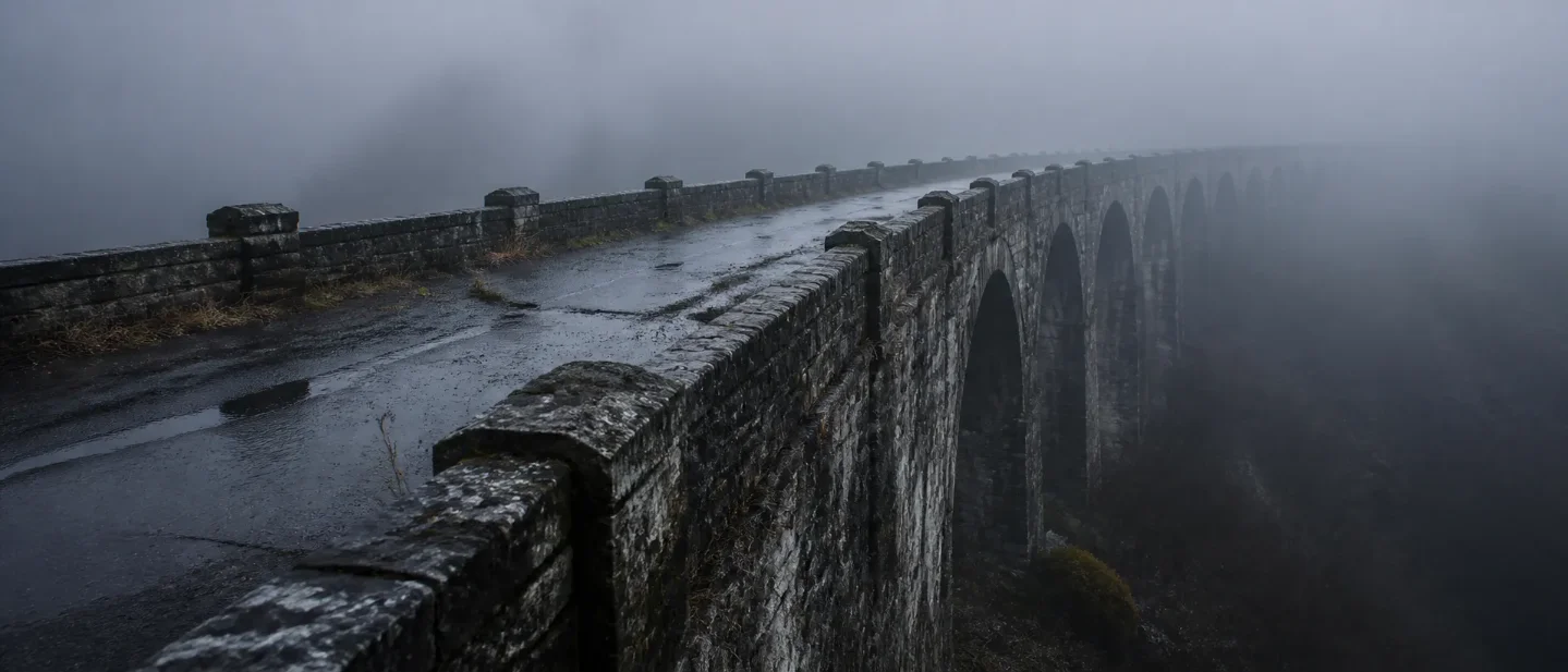 The Viaduct Beneath the Fog