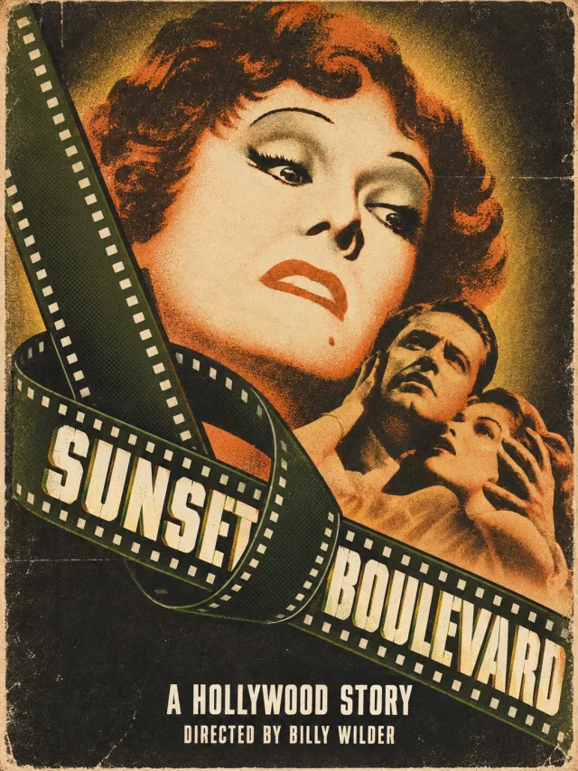 Sunset Boulevard in 1970s amber