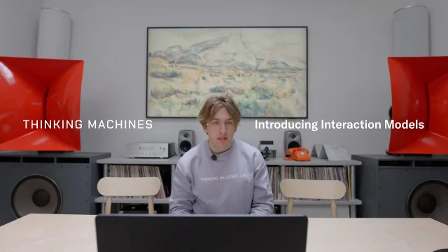 Thinking Machines Lab 团队成员与 Interaction Models 发布画面