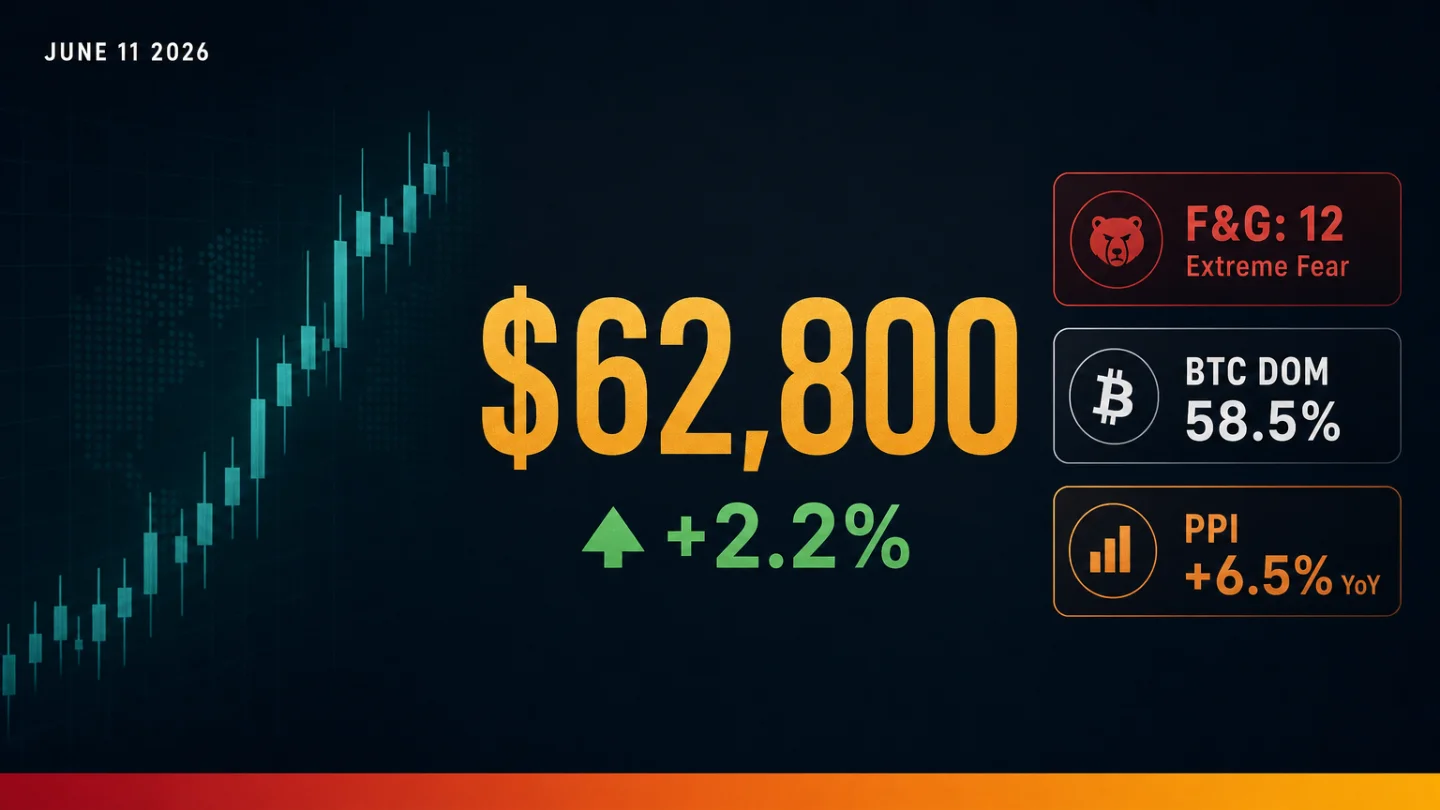 Crypto Market Daily — June 11, 2026 (Midday Update)