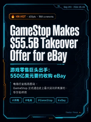 5条科技热门 Day 010 | 550亿并购 · Edge密码危机 · AI监管来了