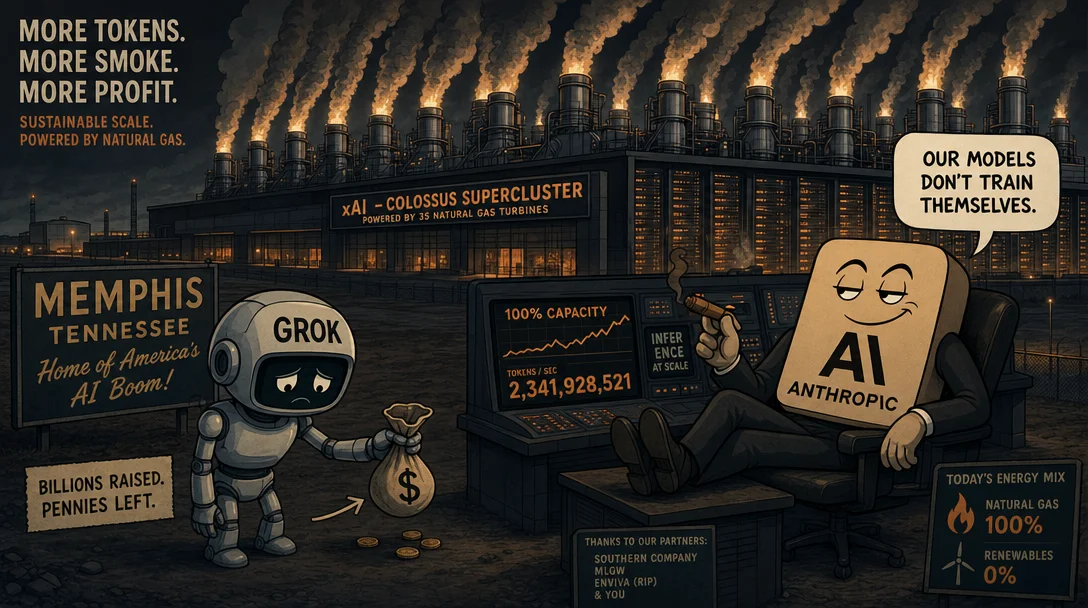 Grok 年亏 $64 亿、赚 $2.7 亿,然后它的最大客户是 Anthropic