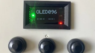 Solder it once: a panel-mount OLED module you can move between every project