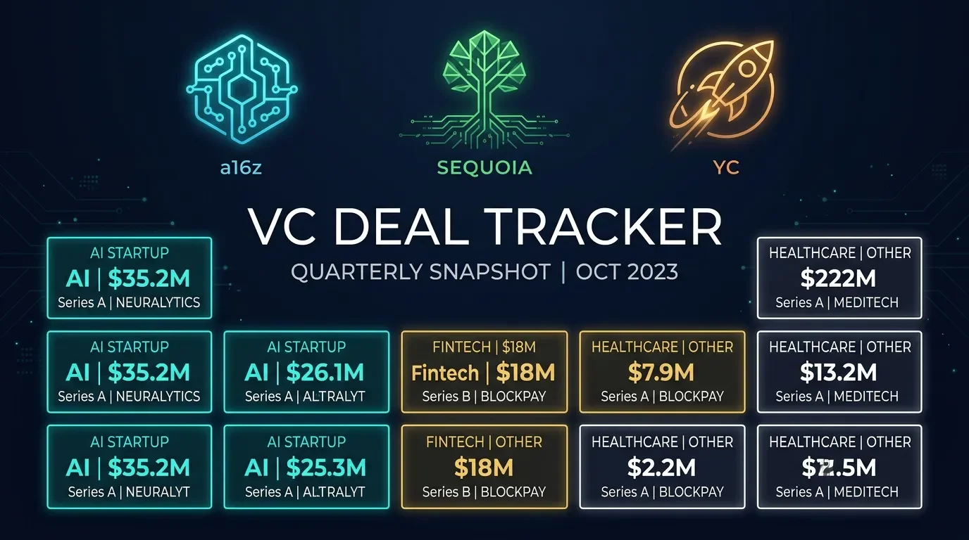 VC Deal Tracker: a16z, Sequoia & YC — Issue #1 (May 1–June 11, 2026)