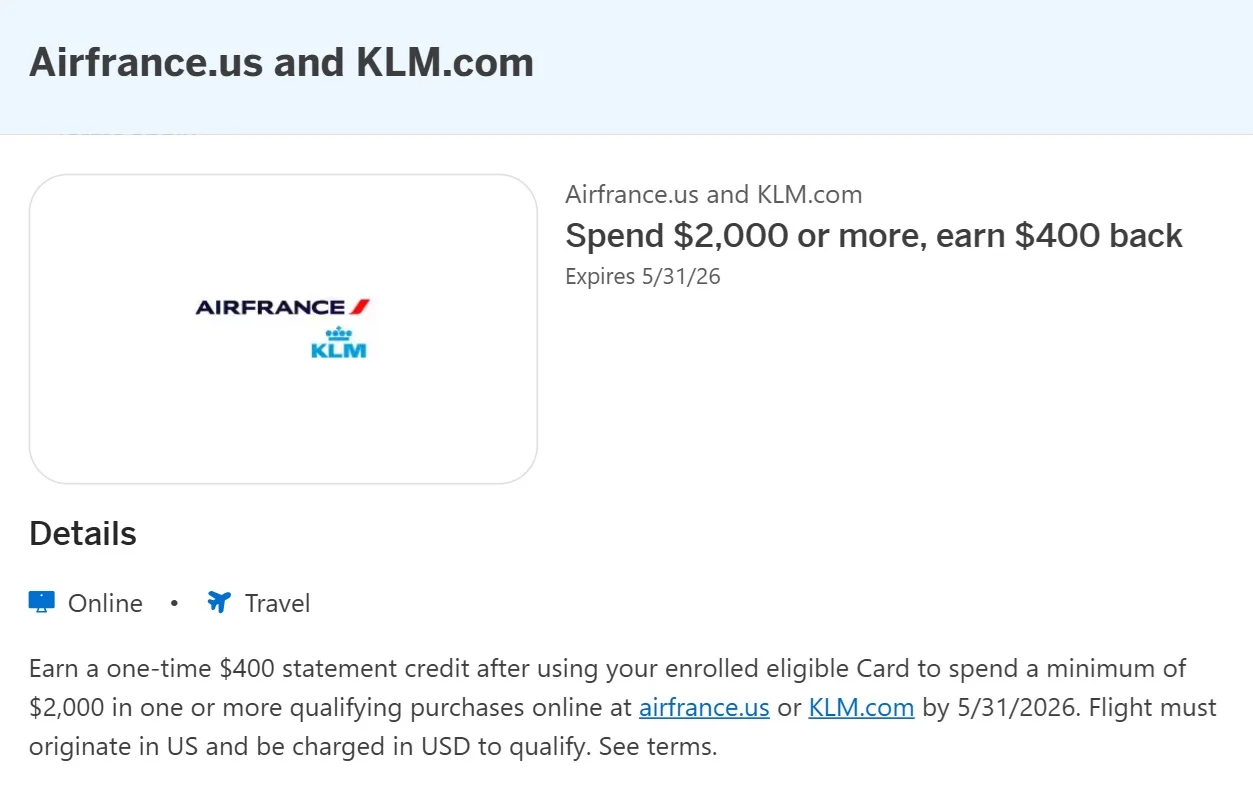 Amex Platinum Offers — May 22, 2026