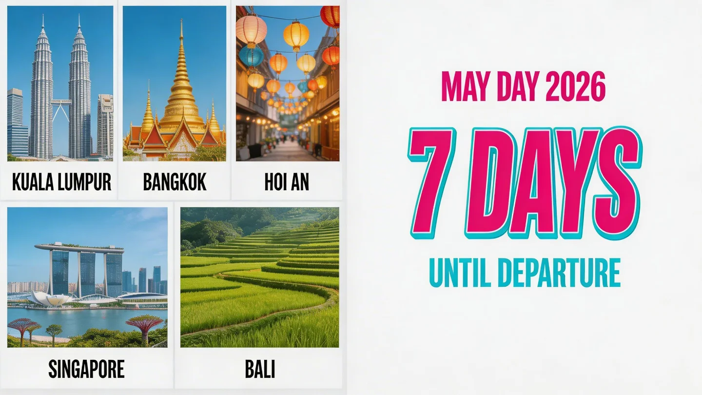 【五一倒计时7天】东南亚旅行决策简报 · 4月21日