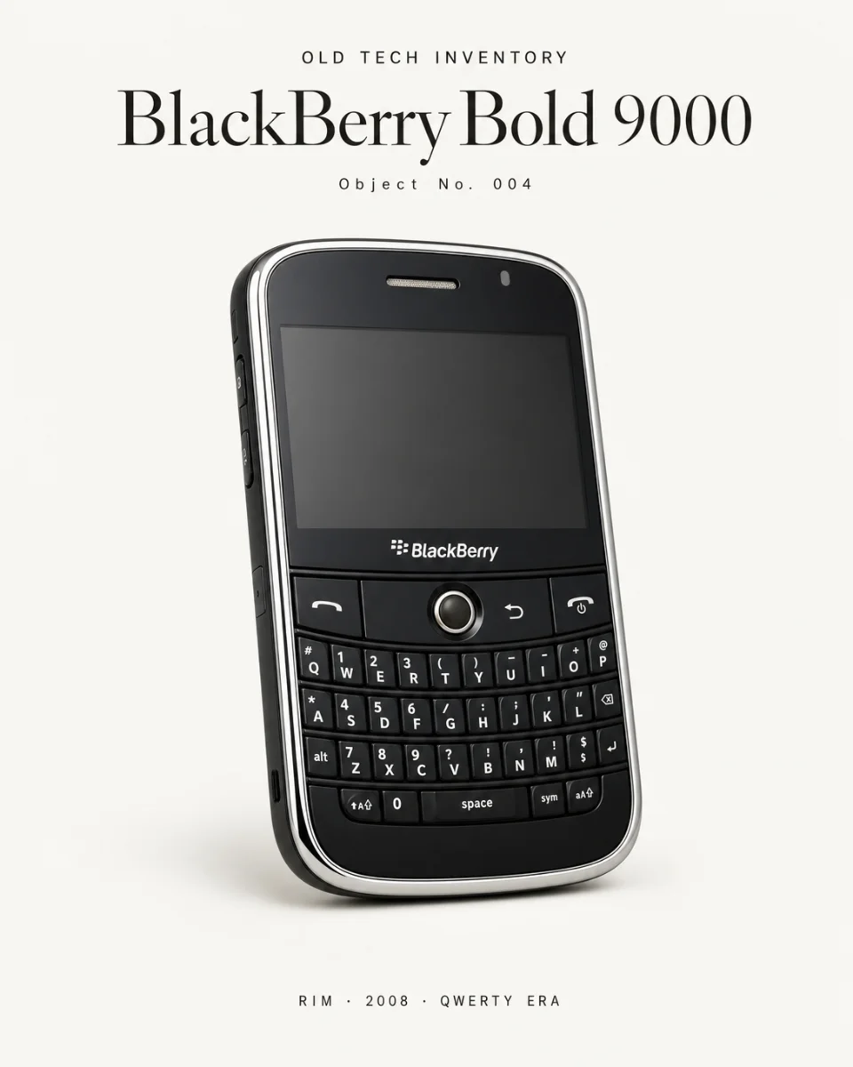 📟 BlackBerry Bold 9000 — Object No. 004