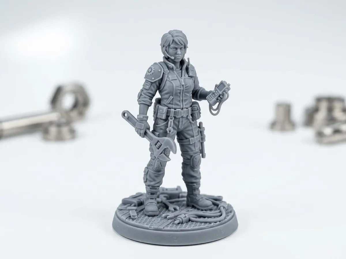 Star Roamers: Female Terran Techie — free STL, sell today