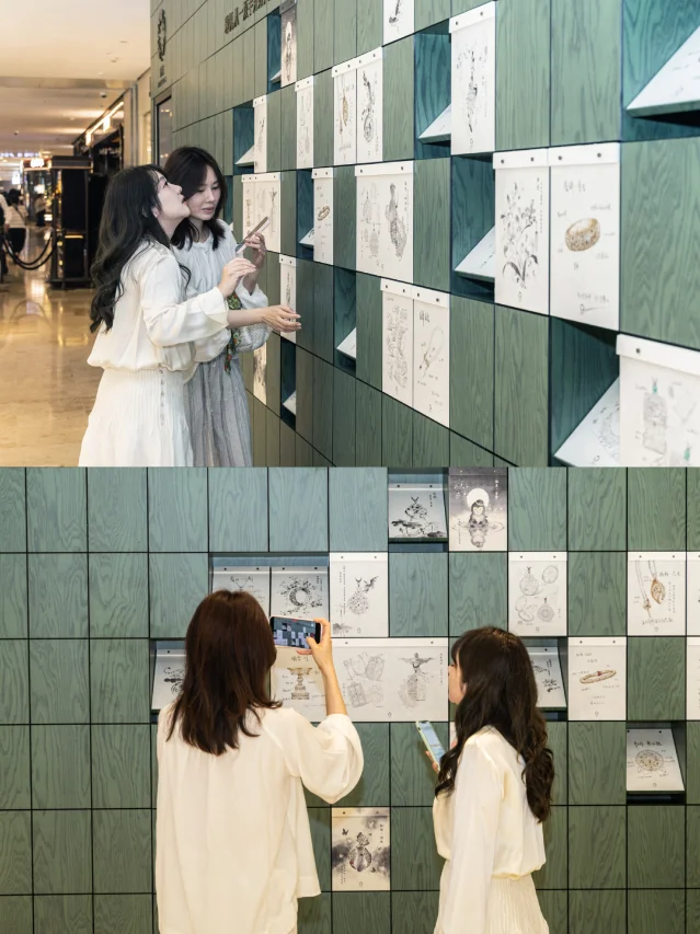 琳朝德基门店围挡画稿墙
