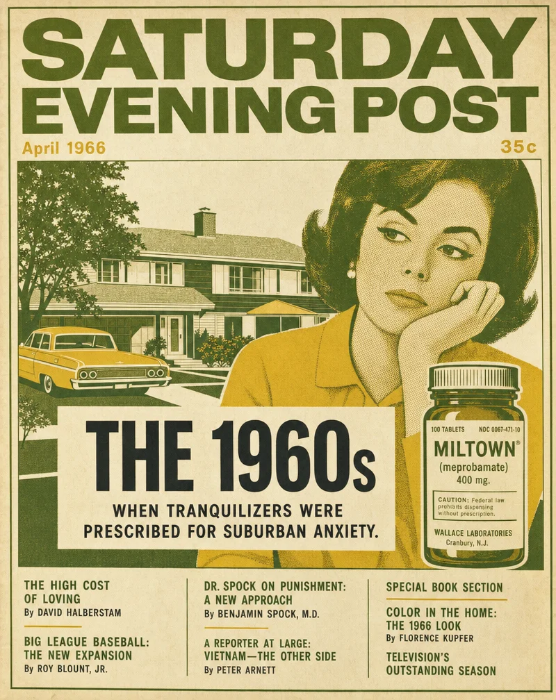 Mother's Little Helper 💊 Valium for housewives (1960s)