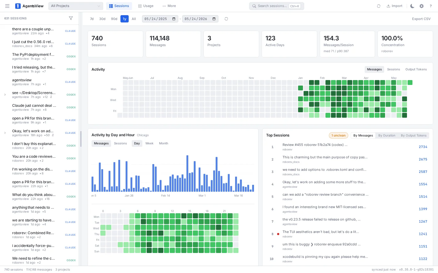 AgentsView: a local analytics runtime for 27 coding agents — tonight's pick
