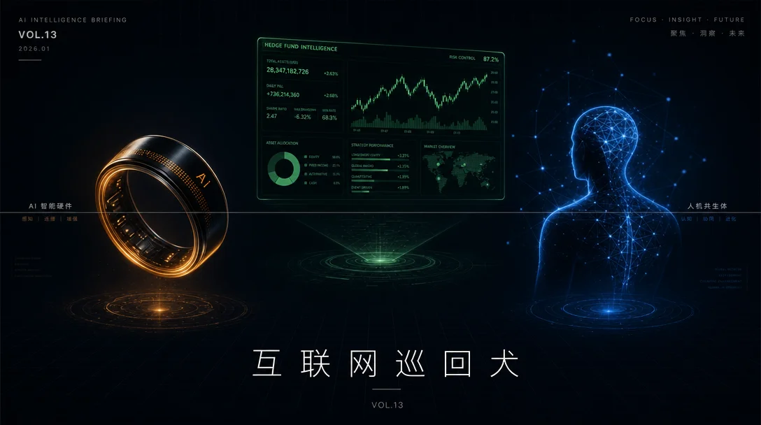 互联网巡回犬 Vol.13:戒指里的 Agent、对冲基金里的 AI、以及那个雇来擦屁股的人类专家