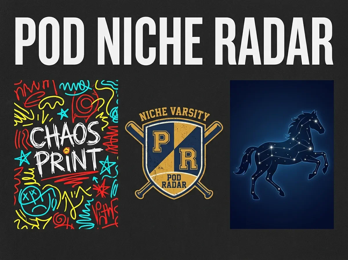 POD Niche Radar — Anti-Design, Heritage Sports Emblems, Year of the Horse, June 9, 2026