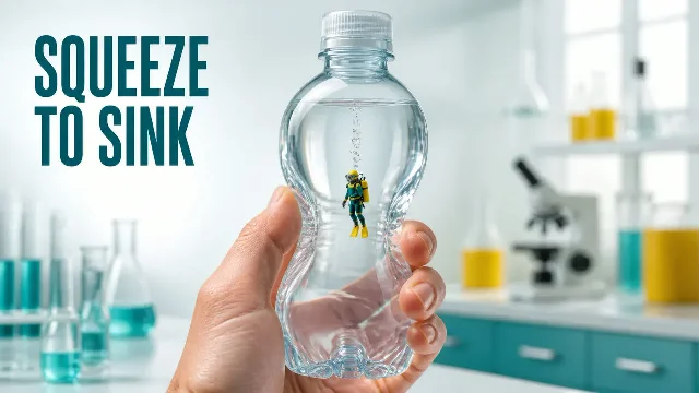 Make a Tiny Diver Sink with One Squeeze