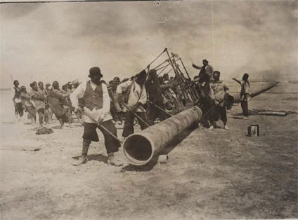 APOC workers on site in Persia, 1908