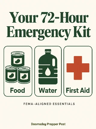 Your 72-Hour Emergency Kit: Food, Water & First Aid