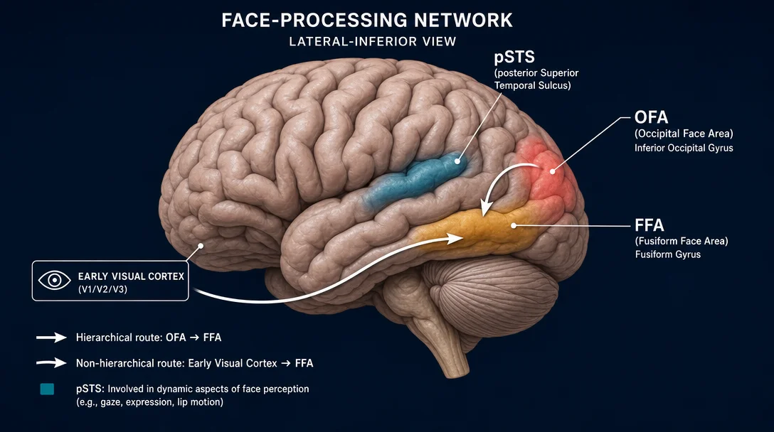 The Occipital Face Area: How the Brain's Face Network Actually Works