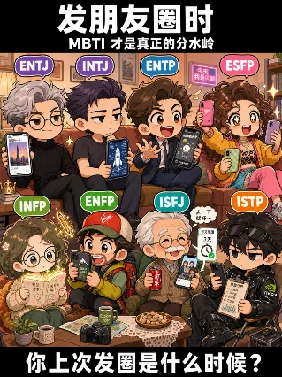 发朋友圈时，MBTI 才是真正的分水岭
