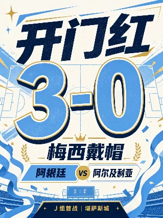 开门红！阿根廷3-0阿尔及利亚，梅西第200场戴帽追平克洛泽