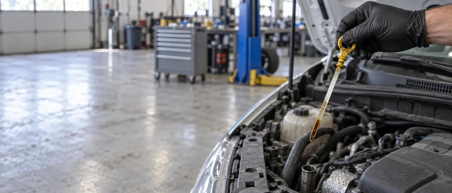 How to check your engine oil level — and why the two marks on the dipstick are one quart apart