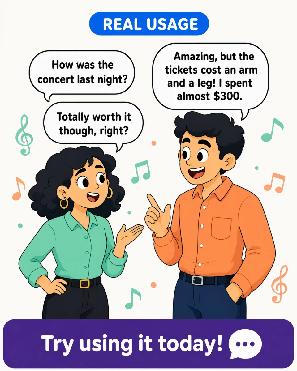 💸 Costs an Arm and a Leg — Today's English Idiom