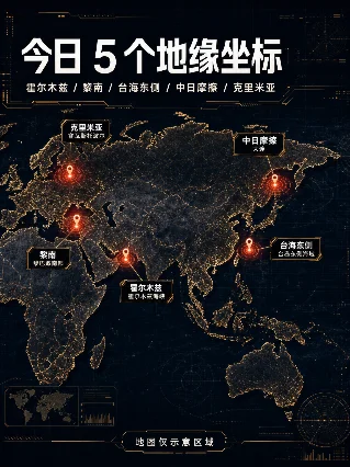 地图上的今日地缘：霍尔木兹、黎南、台海东侧、中日摩擦与克里米亚