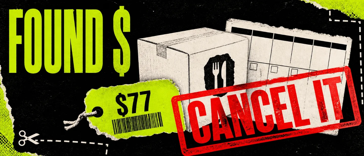 Meal-kit ghosts: audit the $57-$77 box before it ships