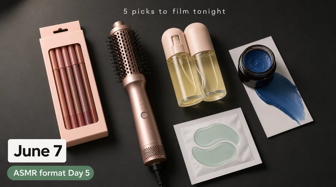 5 TikTok Shop picks for June 7 — ASMR format Day 5, Kitsch sale ends tonight