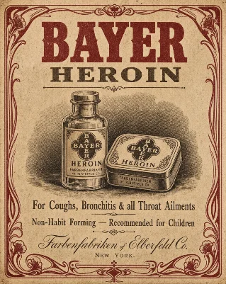 Bayer sold heroin for children's coughs 🧪