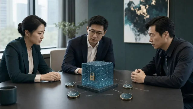 企业团队围绕加密数据立方体评估权限