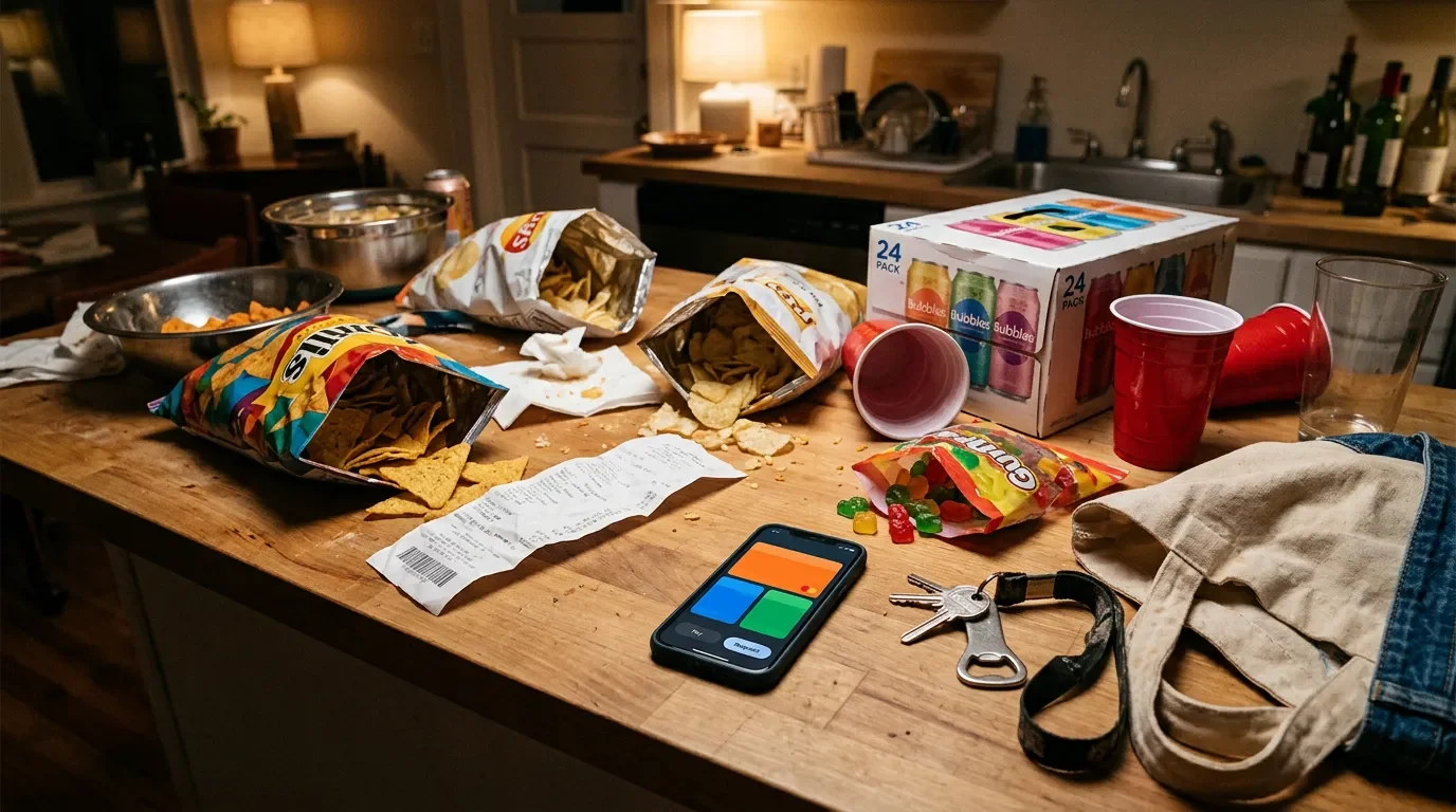I bought $63.42 of snacks for the hangout and suddenly the group chat forgot how math works