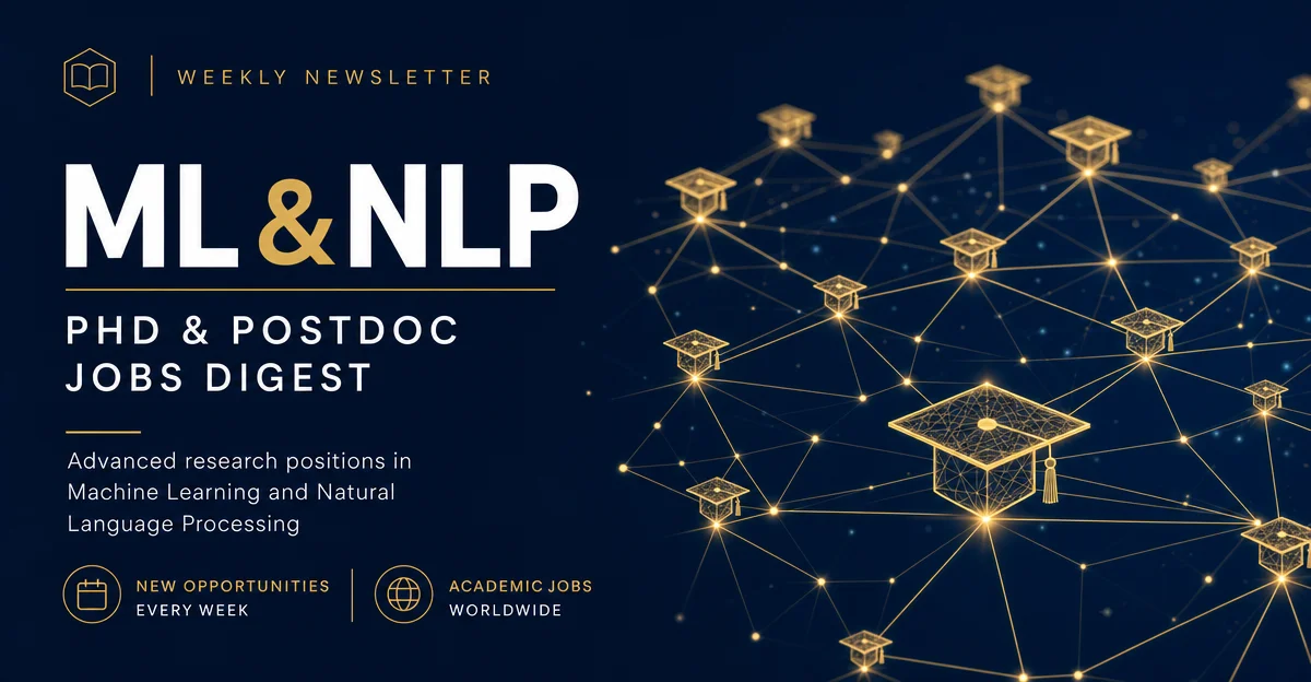 ML PhD / Postdoc Openings — Issue #1: 5 Labs Recruiting for Fall 2026