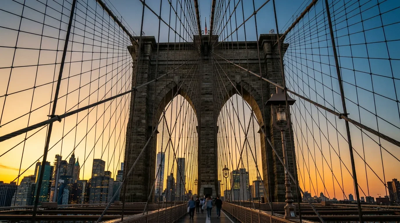 Brooklyn Bridge: the wire, the fraud, and the woman who finished it