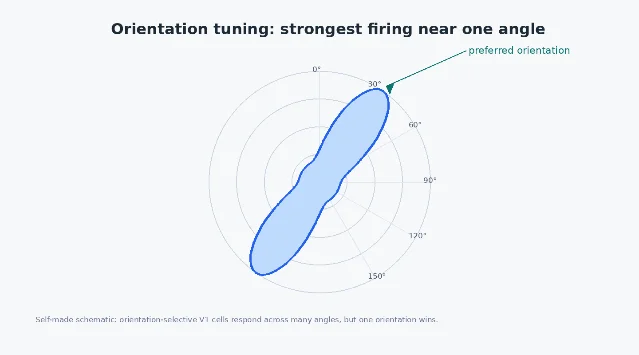Orientation tuning curve