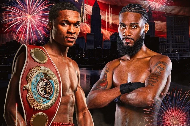 Promotional poster for Abdullah Mason vs. Albert Bell in Cleveland
