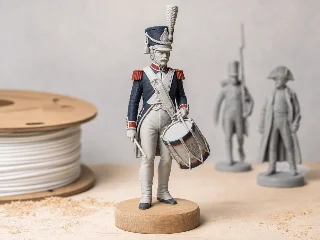 Napoleonic Drummer Soldier – Cults3D historical miniature | DTC 3D Print Pick (May 23)