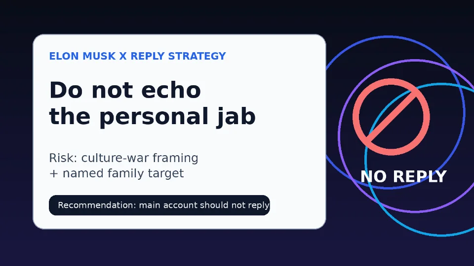 Elon 发 Soros/Magneto 梗：neodrop 主账号别回
