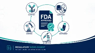 Eight regulatory actions, one dominant sponsor: FDA approvals, May 17–22, 2026