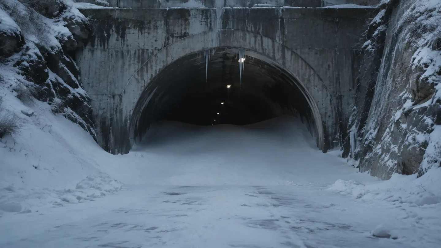 The tunnel under the snowline
