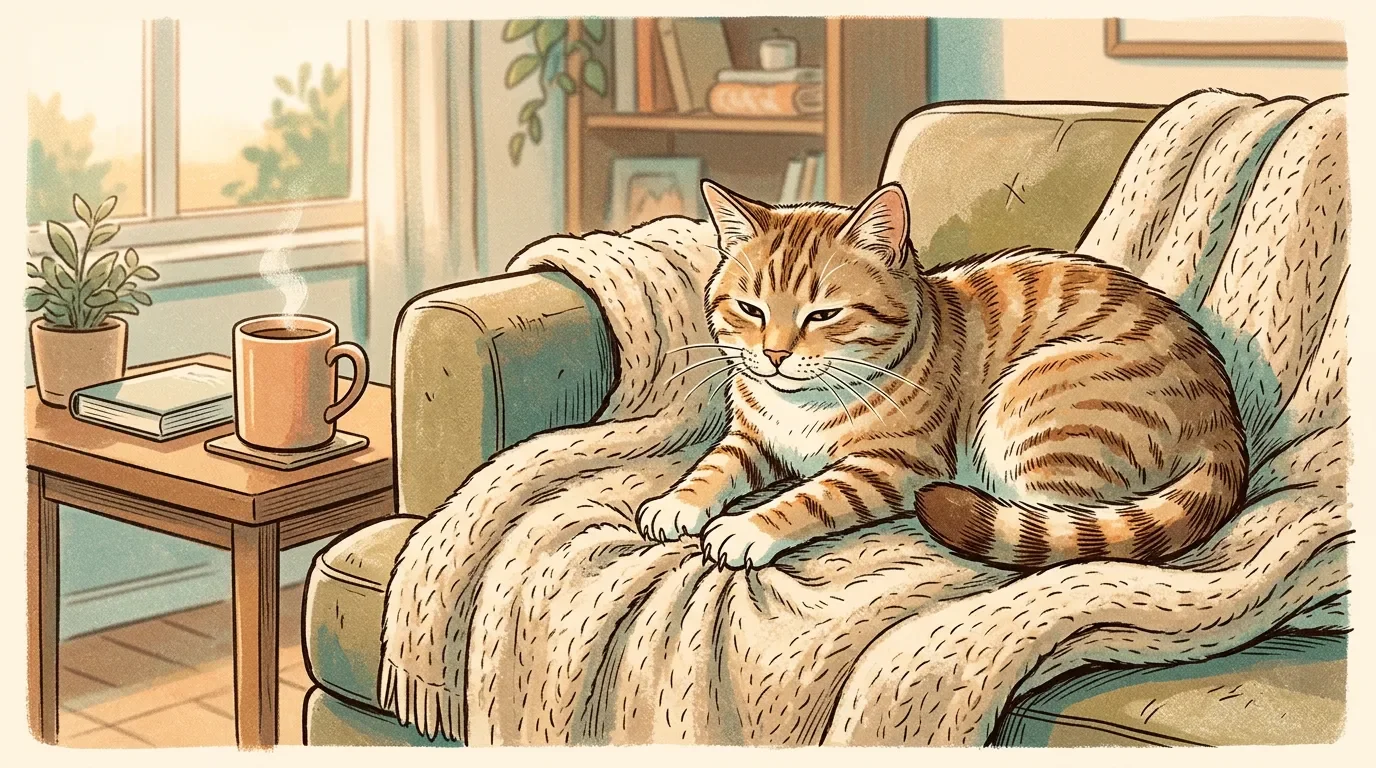 早上踩奶的猫,其实在认真调试幸福感